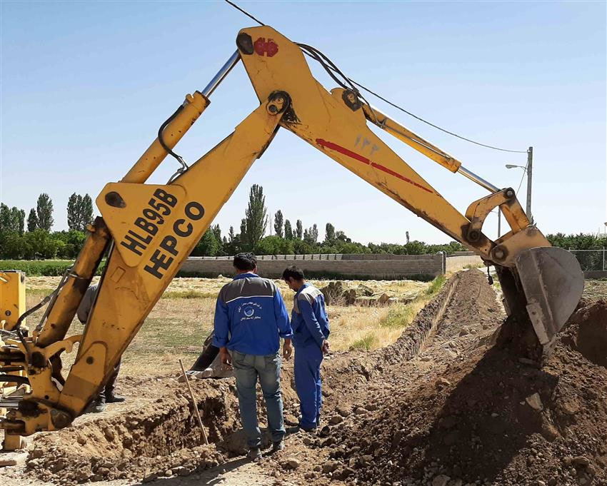 شبکه جدید توزیع آب آسارا به بهرهبرداری رسید