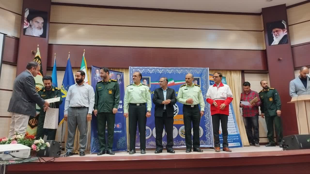 تجلیل از برگزیدگان مرحله استانی دومین دوره مسابقات مهارتی سربازان وطیفه نیروهای مسلح البرز