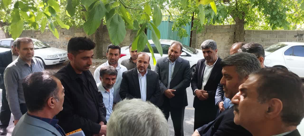 بازدید میدانی مسئولان استانی و شهرستانی از روستای آردهه ساوجبلاغ